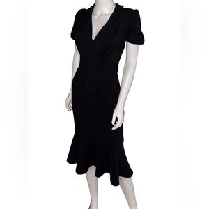 Unique Vintage Black Dress Size M (6-8) NWT